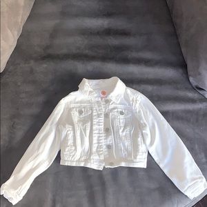 Total Girl Denim Crop Girls Jacket 6/7 S